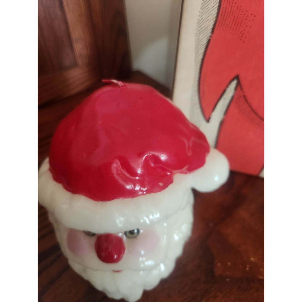 Vintage Candlew By Lenox Santa Head Candle With Original Box - Picture 6 of 8